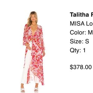 Talitha Robe in Maldive Marble
MISA Los Angeles